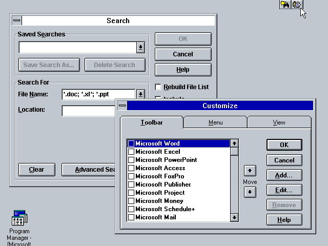 Microsoft Office Manager 4.2